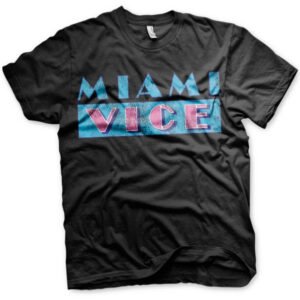 Miami Vice Distressed Logo T-Shirt